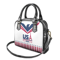 USA 2024 Eiffel Tower Shoulder Handbag United States Summer Sport