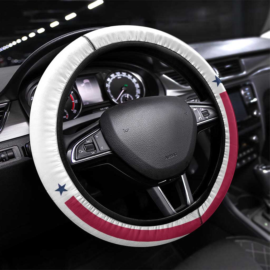 USA 2024 Eiffel Tower Steering Wheel Cover United States Summer Sport - Wonder Print Shop