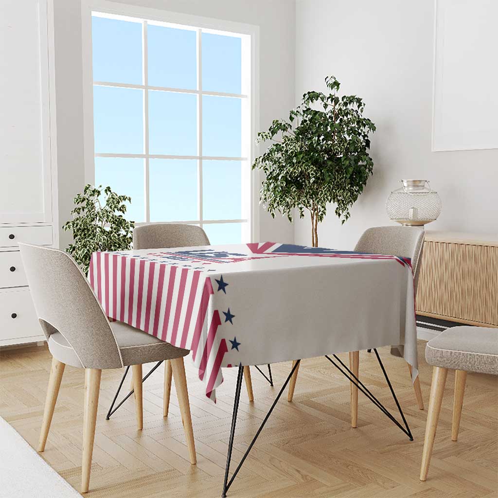 USA 2024 Eiffel Tower Tablecloth United States Summer Sport - Wonder Print Shop