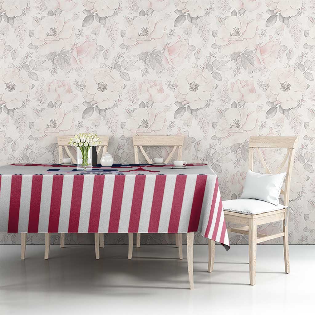 USA 2024 Eiffel Tower Tablecloth United States Summer Sport - Wonder Print Shop