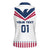 Custom USA 2024 Eiffel Tower Women Sleeveless Polo Shirt United States Summer Sport - Wonder Print Shop