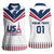 Custom USA 2024 Eiffel Tower Women Sleeveless Polo Shirt United States Summer Sport - Wonder Print Shop