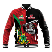 Custom Amazon Warriors Vs Knight Riders Baseball Jacket Trinbago and Guyana Face Off Cricket LT01