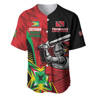 Custom Amazon Warriors Vs Knight Riders Baseball Jersey Trinbago and Guyana Face Off Cricket LT01