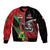 Custom Amazon Warriors Vs Knight Riders Bomber Jacket Trinbago and Guyana Face Off Cricket LT01