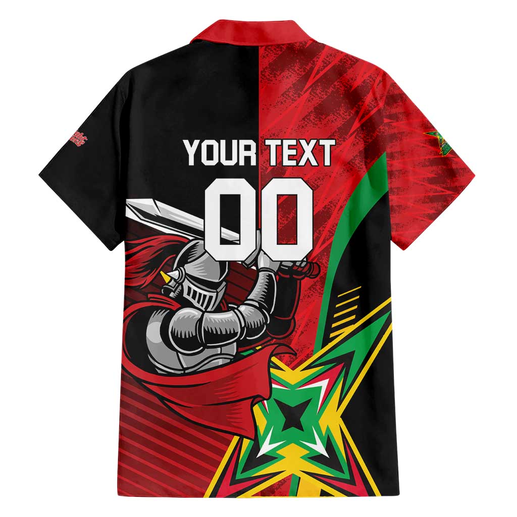 Custom Amazon Warriors Vs Knight Riders Hawaiian Shirt Trinbago and Guyana Face Off Cricket LT01