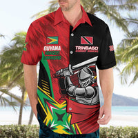 Custom Amazon Warriors Vs Knight Riders Hawaiian Shirt Trinbago and Guyana Face Off Cricket LT01