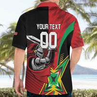 Custom Amazon Warriors Vs Knight Riders Hawaiian Shirt Trinbago and Guyana Face Off Cricket LT01