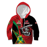 Custom Amazon Warriors Vs Knight Riders Kid Hoodie Trinbago and Guyana Face Off Cricket LT01