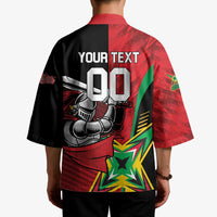 Custom Amazon Warriors Vs Knight Riders Kimono Trinbago and Guyana Face Off Cricket LT01