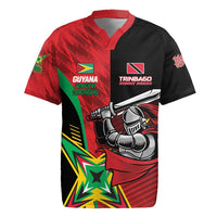 Custom Amazon Warriors Vs Knight Riders Rugby Jersey Trinbago and Guyana Face Off Cricket LT01