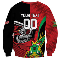 Custom Amazon Warriors Vs Knight Riders Sweatshirt Trinbago and Guyana Face Off Cricket LT01