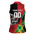 Custom Amazon Warriors Vs Knight Riders Women Sleeveless Polo Shirt Trinbago and Guyana Face Off Cricket LT01