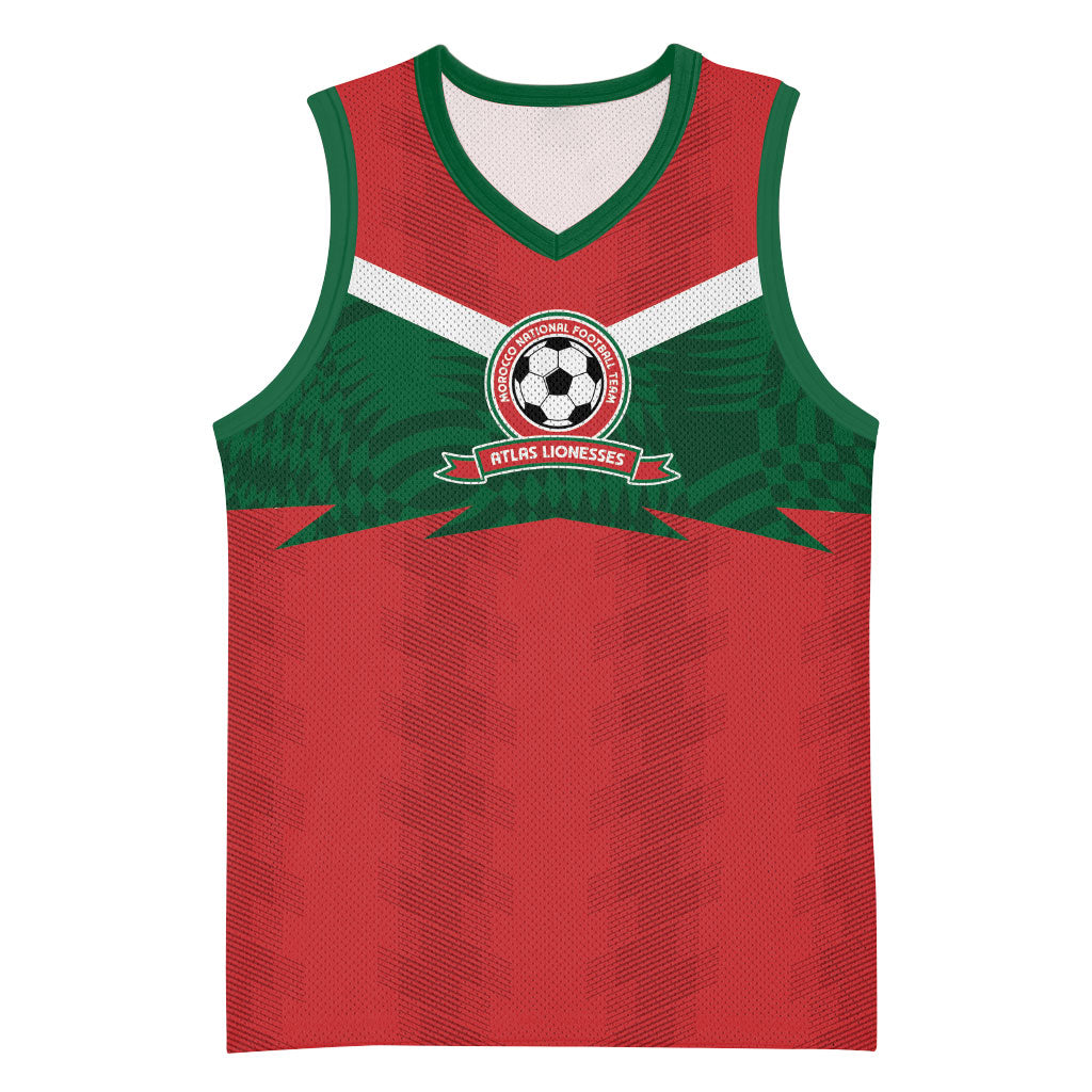 Custom Morocco 2026 Football Basketball Jersey Atlas Lionesses Born Winners