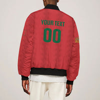 Custom Morocco 2026 Football Bomber Jacket Atlas Lionesses Born Winners