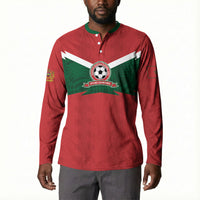 Custom Morocco 2026 Football Button Sweatshirt Atlas Lionesses Born Winners