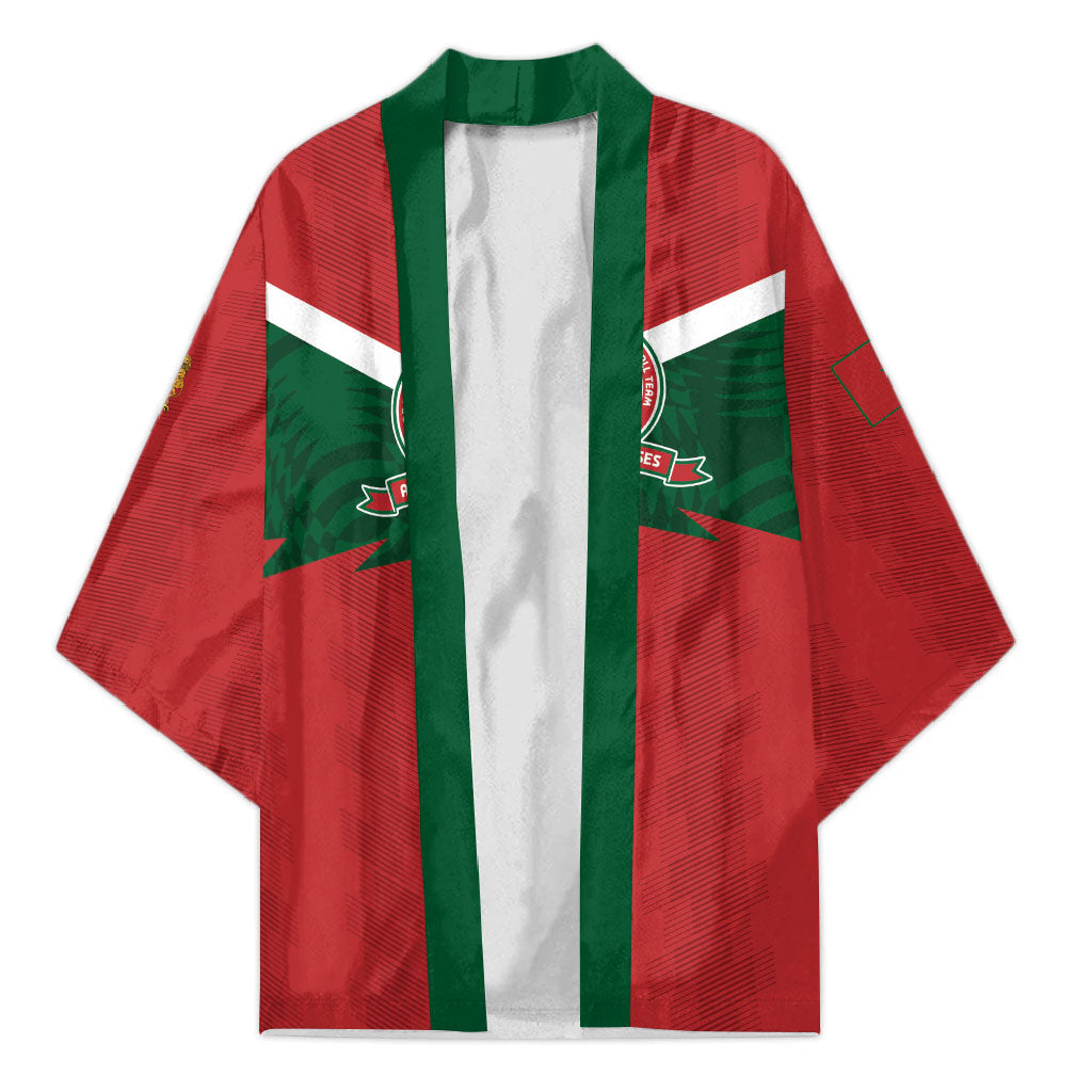 Custom Morocco 2026 Football Kimono Atlas Lionesses Born Winners