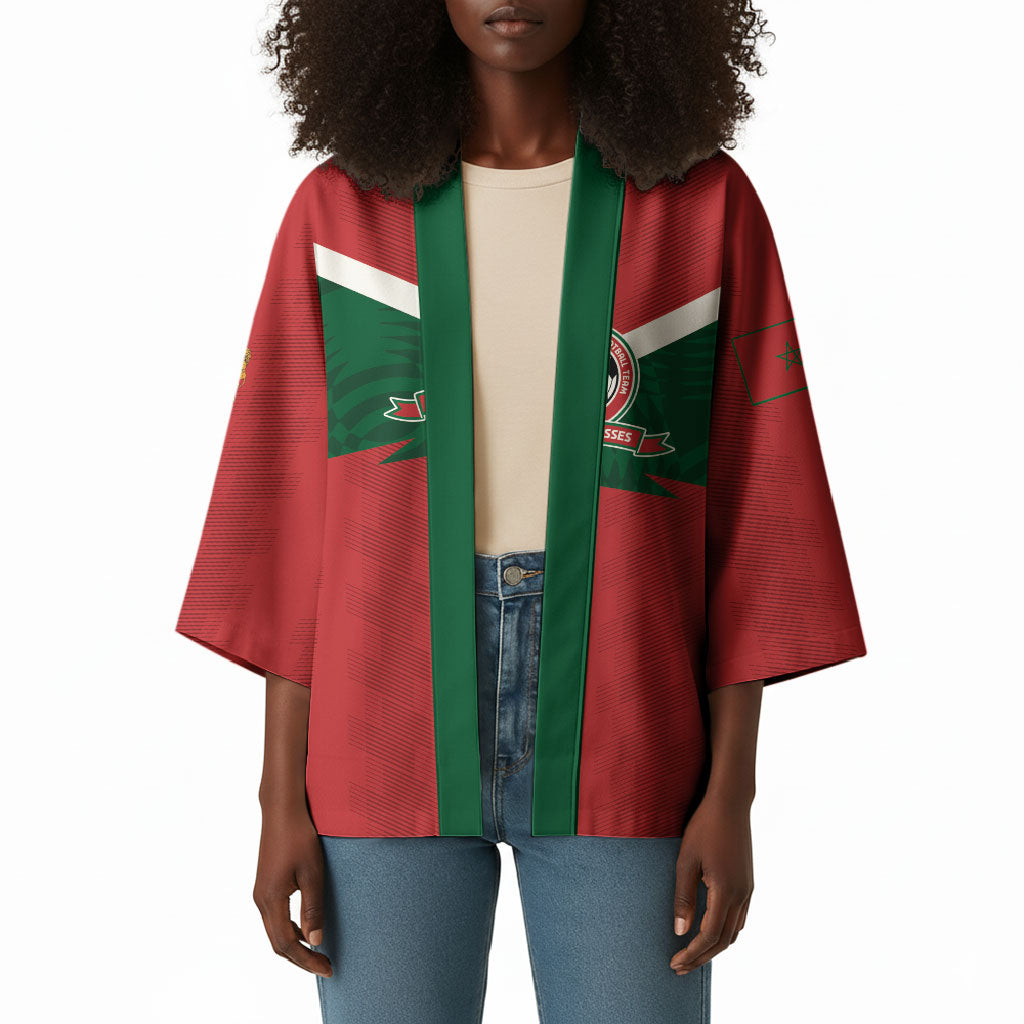 Custom Morocco 2026 Football Kimono Atlas Lionesses Born Winners
