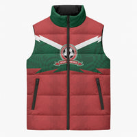 Custom Morocco 2026 Football Sleeveless Puffer Jacket Atlas Lionesses Born Winners