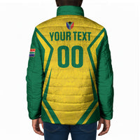 Custom South Africa 2026 Football Padded Jacket Banyana Banyana