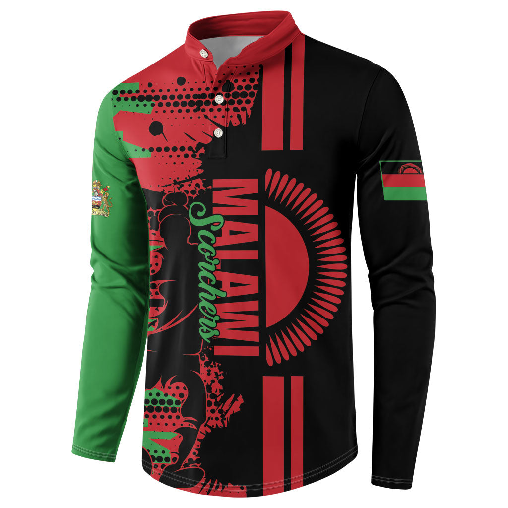 Custom Malawi 2026 Football Button Sweatshirt Go Scorchers Go Champions