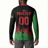 Custom Malawi 2026 Football Button Sweatshirt Go Scorchers Go Champions