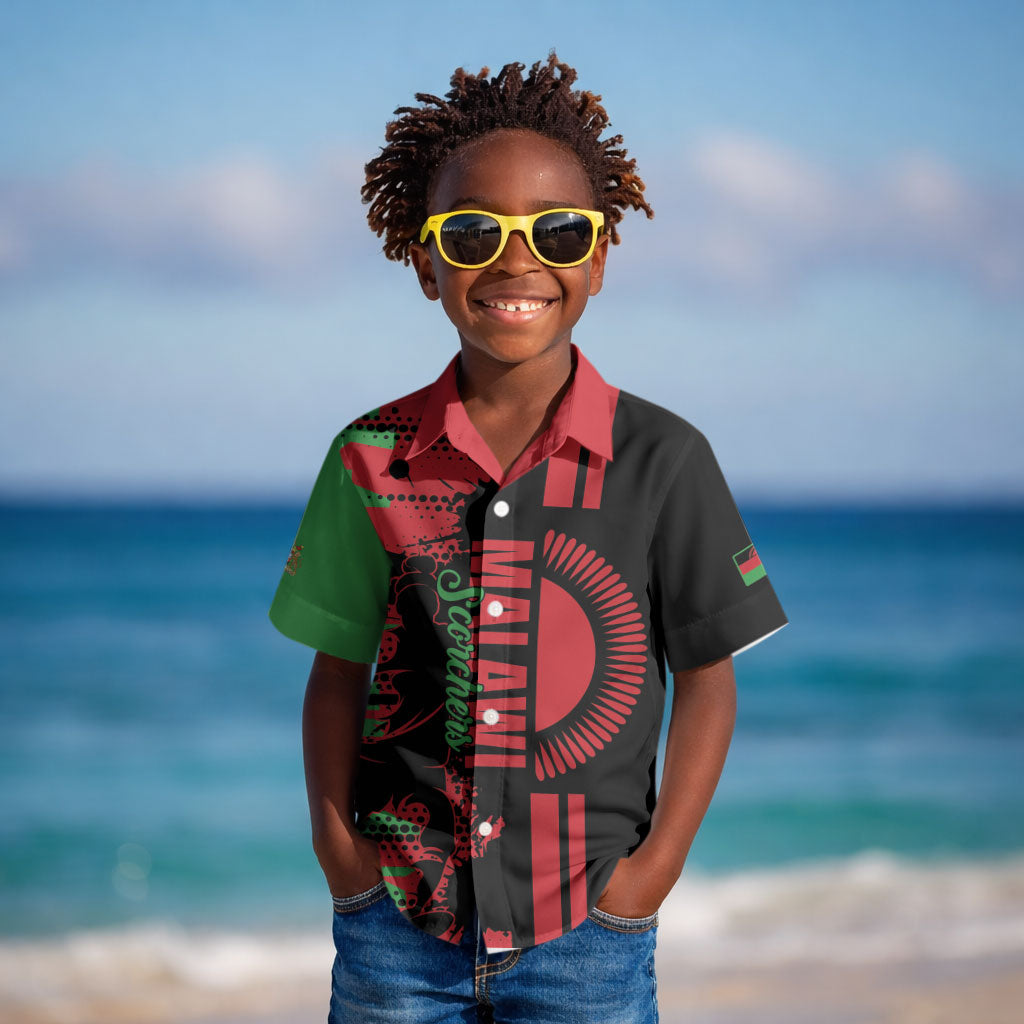 Custom Malawi 2026 Football Kid Hawaiian Shirt Go Scorchers Go Champions