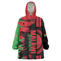 Custom Malawi 2026 Football Kid Wearable Blanket Hoodie Go Scorchers Go Champions
