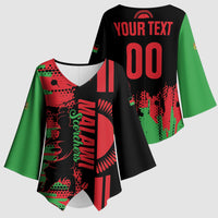 Custom Malawi 2026 Football Kimono Sleeve Blouse Go Scorchers Go Champions