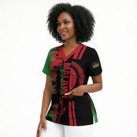 Custom Malawi 2026 Football Scrub Top Go Scorchers Go Champions