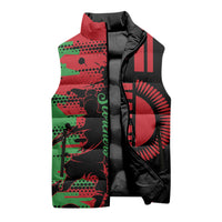 Custom Malawi 2026 Football Sleeveless Puffer Jacket Go Scorchers Go Champions