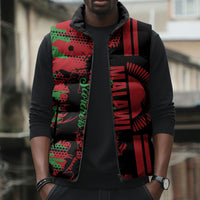 Custom Malawi 2026 Football Sleeveless Puffer Jacket Go Scorchers Go Champions