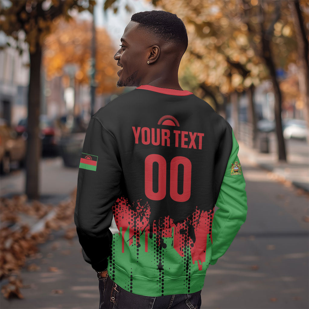 Custom Malawi 2026 Football Sweatshirt Go Scorchers Go Champions