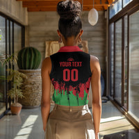 Custom Malawi 2026 Football Women Sleeveless Polo Shirt Go Scorchers Go Champions