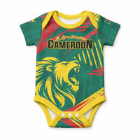 Custom Cameroon 2026 Football Baby Onesie Les Lionnes Indomptables