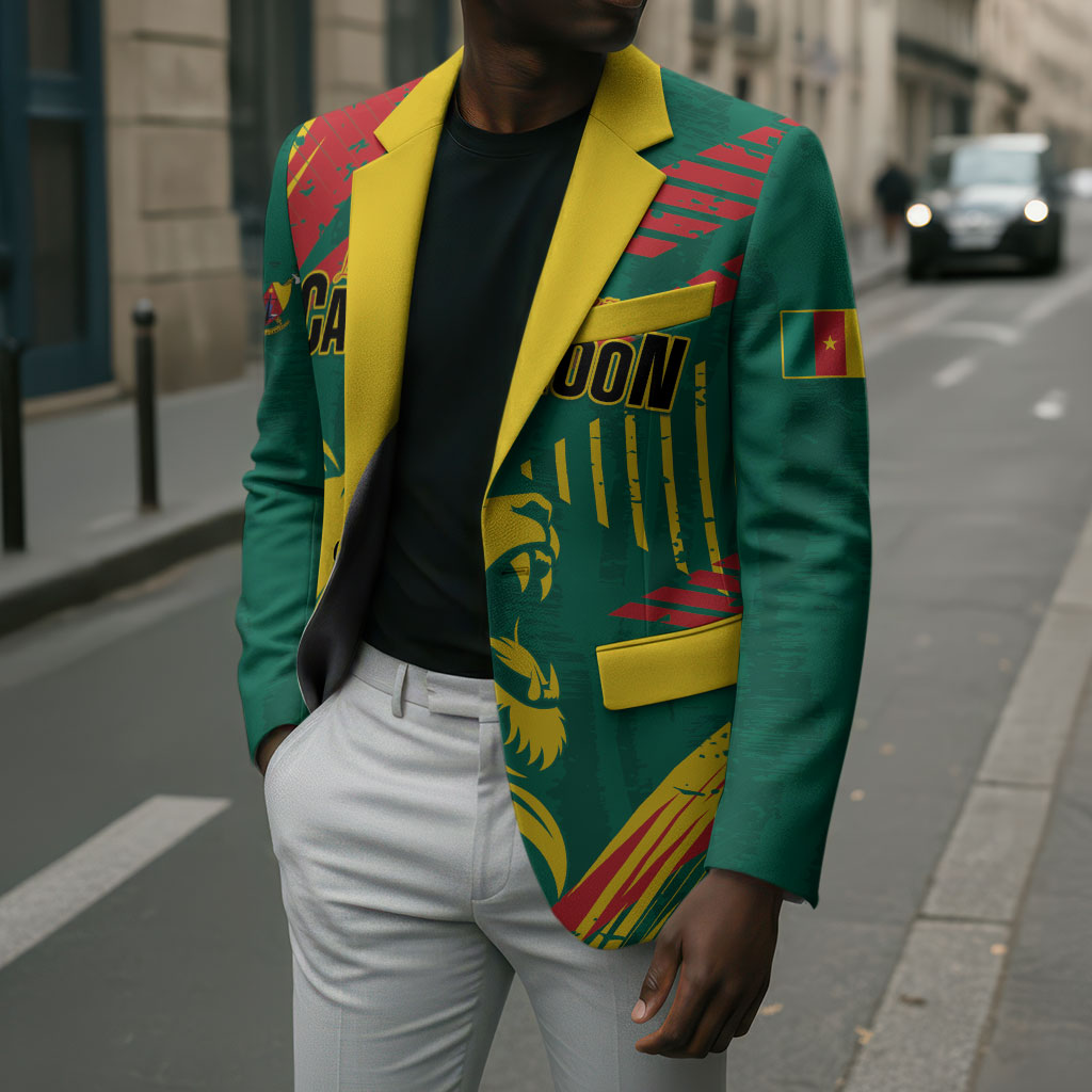 Custom Cameroon 2026 Football Blazer Les Lionnes Indomptables