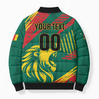 Custom Cameroon 2026 Football Bomber Puffer Jacket Les Lionnes Indomptables