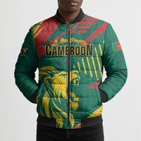 Custom Cameroon 2026 Football Bomber Puffer Jacket Les Lionnes Indomptables