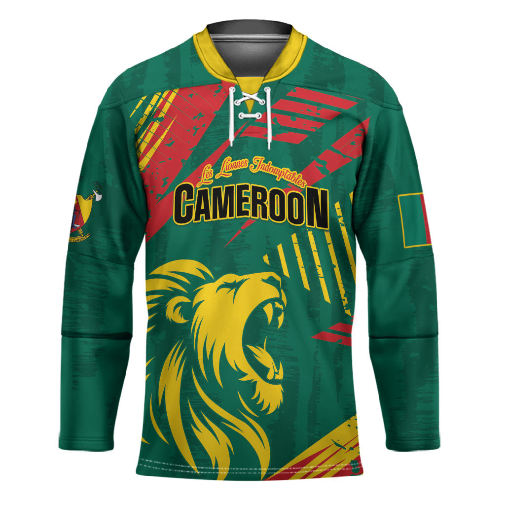 Custom Cameroon 2026 Football Hockey Jersey Les Lionnes Indomptables