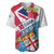 Fiji Day Baseball Jersey Fijian Hibiscus Special Version - Wonder Print Shop