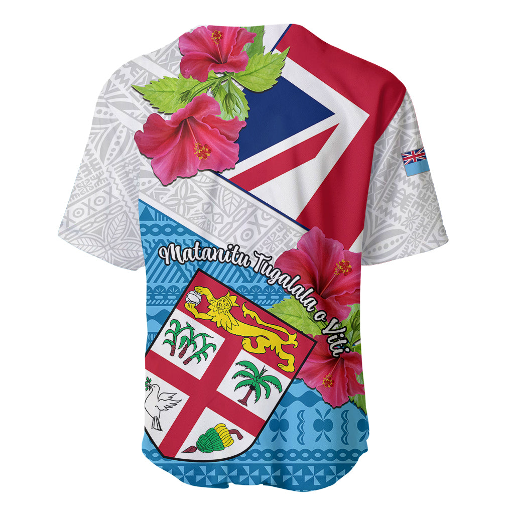 Fiji Day Baseball Jersey Fijian Hibiscus Special Version - Wonder Print Shop