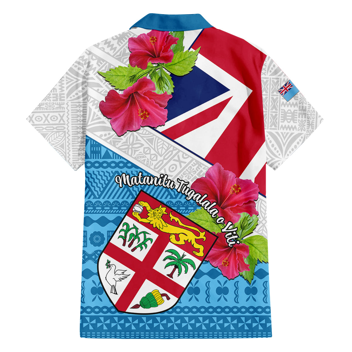 Fiji Day Family Matching Puletasi Dress and Hawaiian Shirt Fijian Hibiscus Special Version - Wonder Print Shop