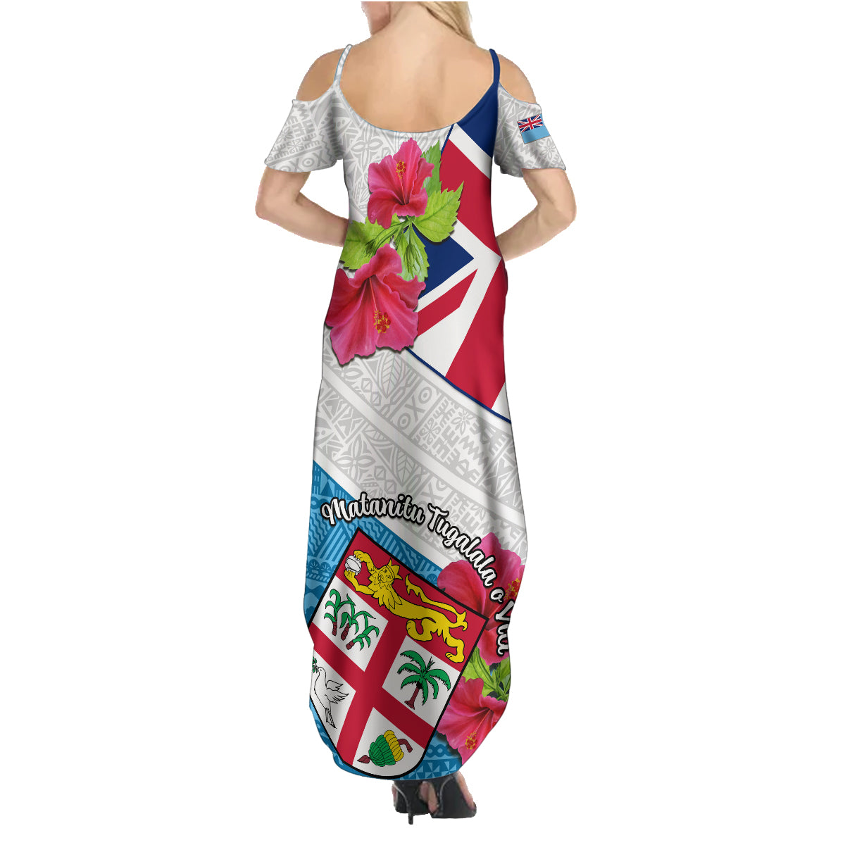 Fiji Day Family Matching Summer Maxi Dress and Hawaiian Shirt Fijian Hibiscus Special Version - Wonder Print Shop