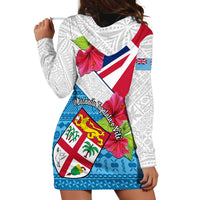 Fiji Day Hoodie Dress Fijian Hibiscus Special Version - Wonder Print Shop