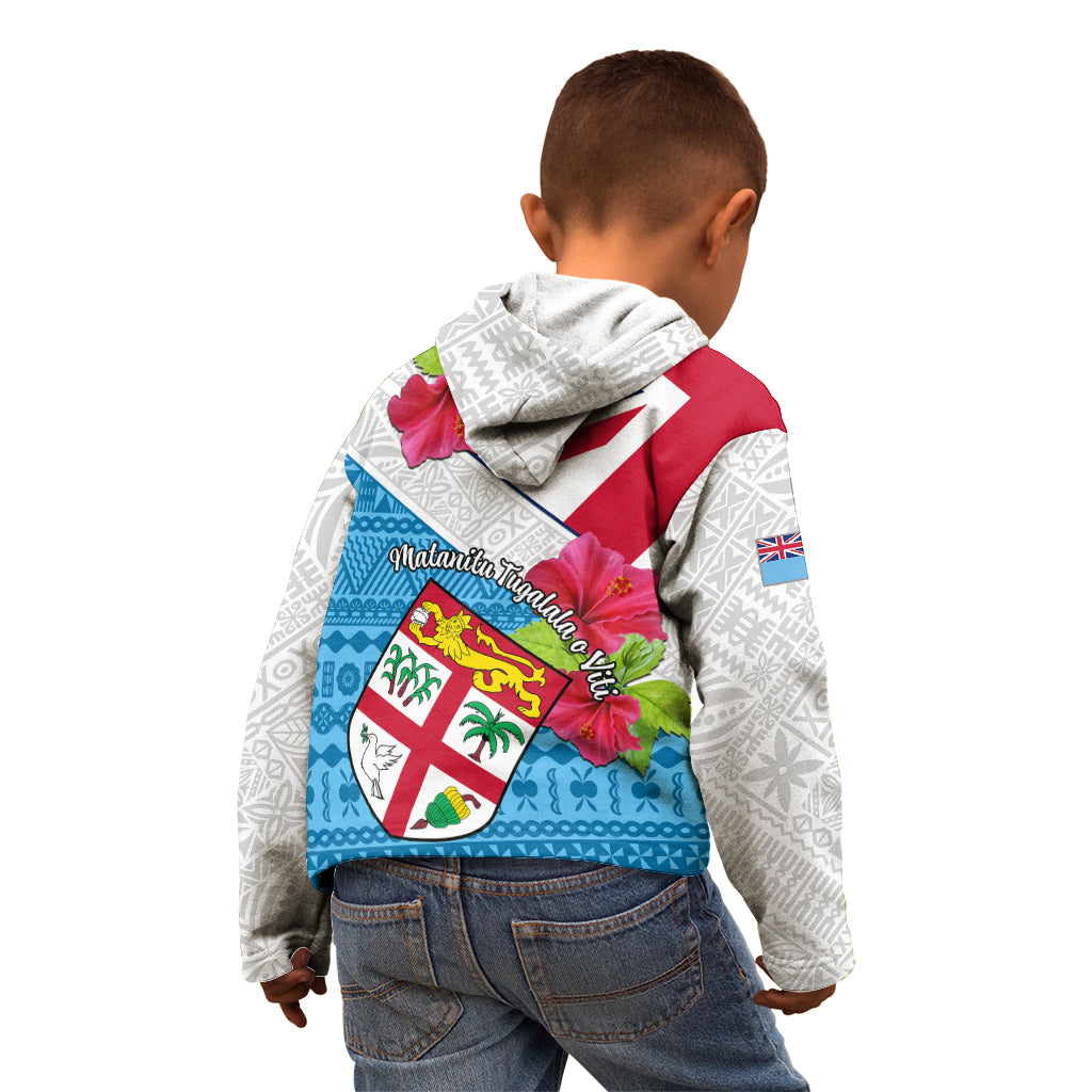 Fiji Day Kid Hoodie Fijian Hibiscus Special Version - Wonder Print Shop