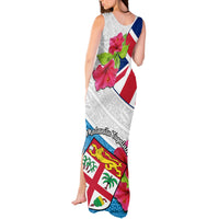 Fiji Day Tank Maxi Dress Fijian Hibiscus Special Version - Wonder Print Shop