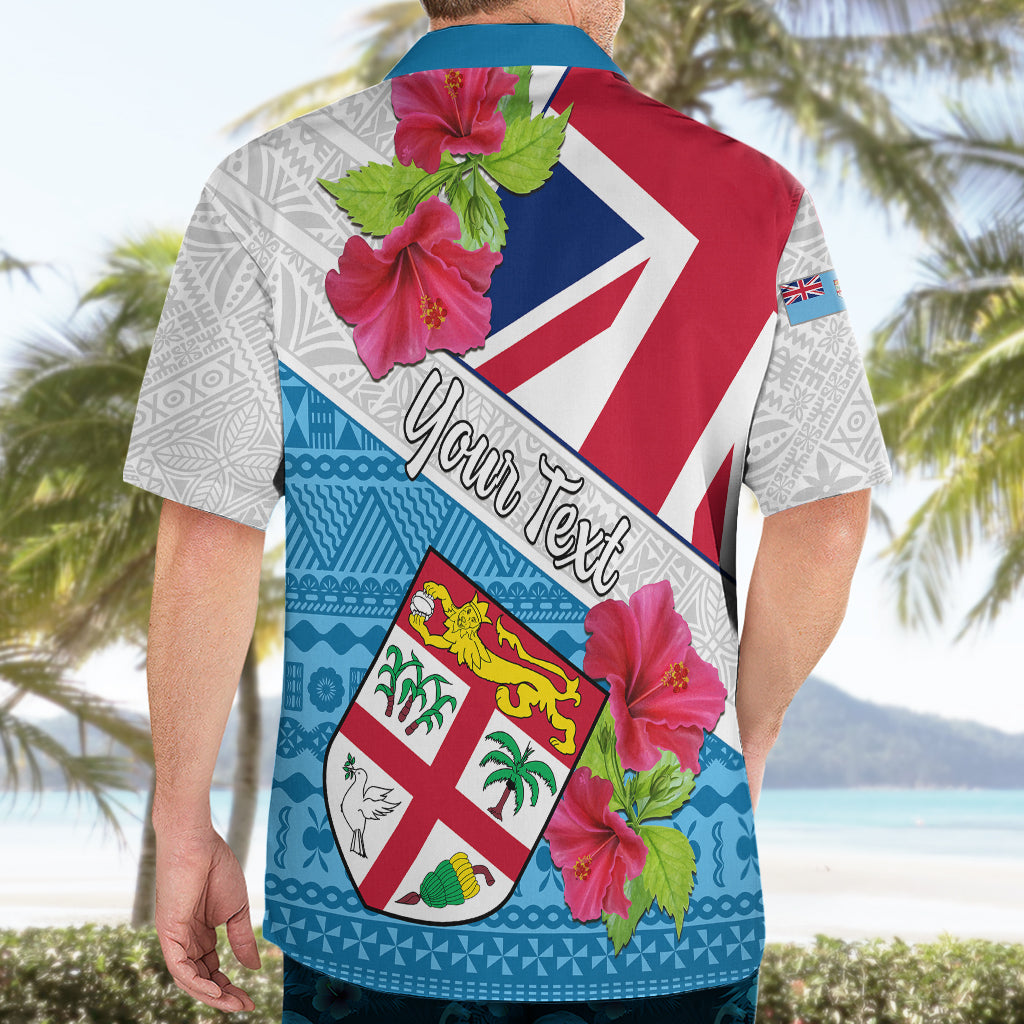 Personalised Fiji Day Hawaiian Shirt Fijian Hibiscus Special Version - Wonder Print Shop