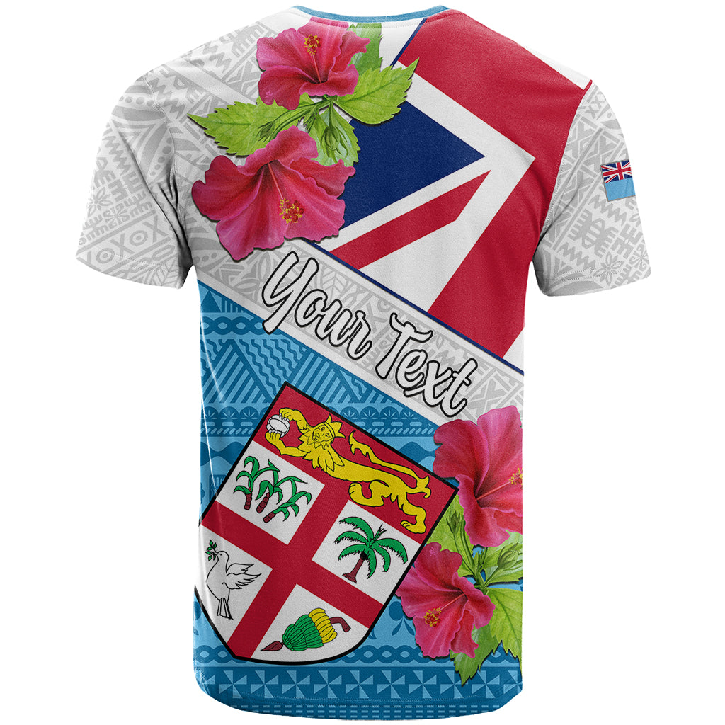 Personalised Fiji Day T Shirt Fijian Hibiscus Special Version - Wonder Print Shop