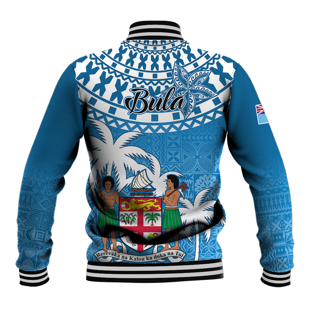 Fiji Baseball Jacket Bula Fijian Tapa Pattern - Wonder Print Shop