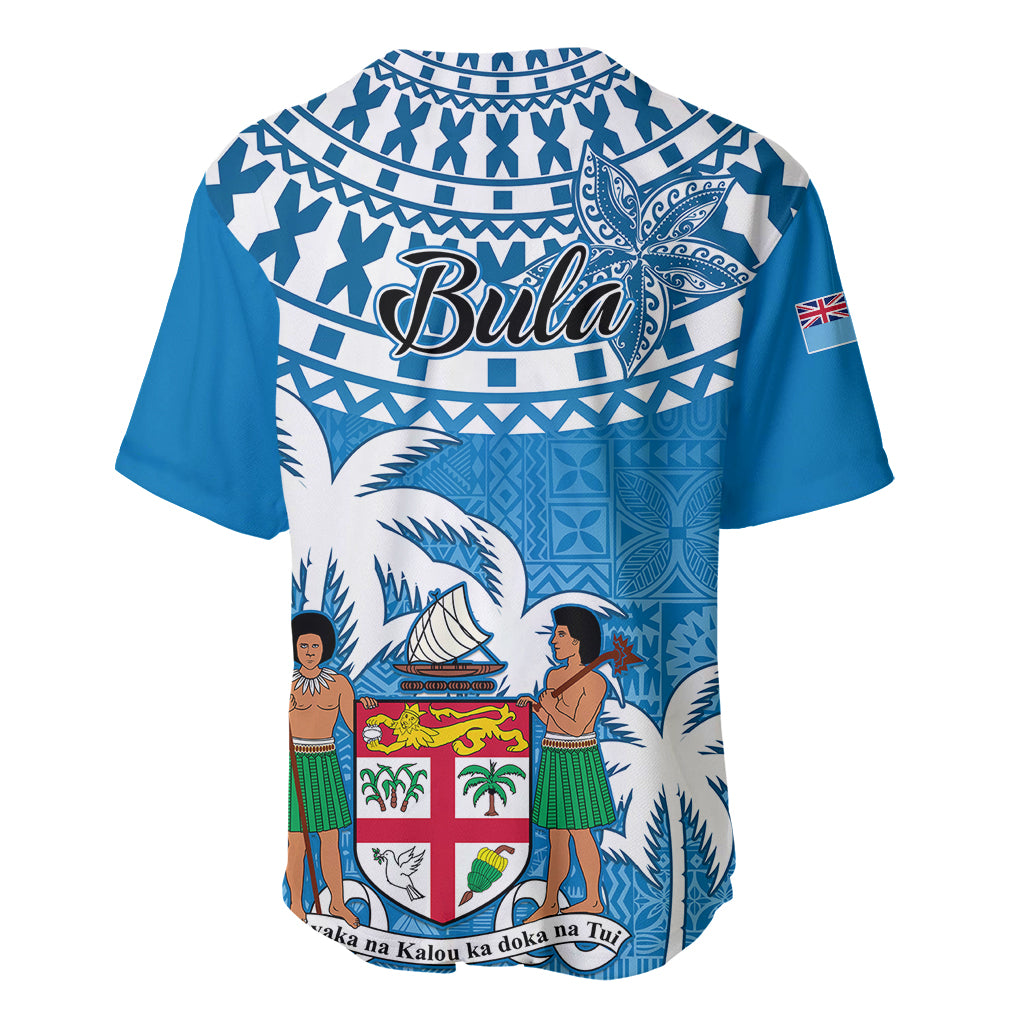 Fiji Baseball Jersey Bula Fijian Tapa Pattern - Wonder Print Shop